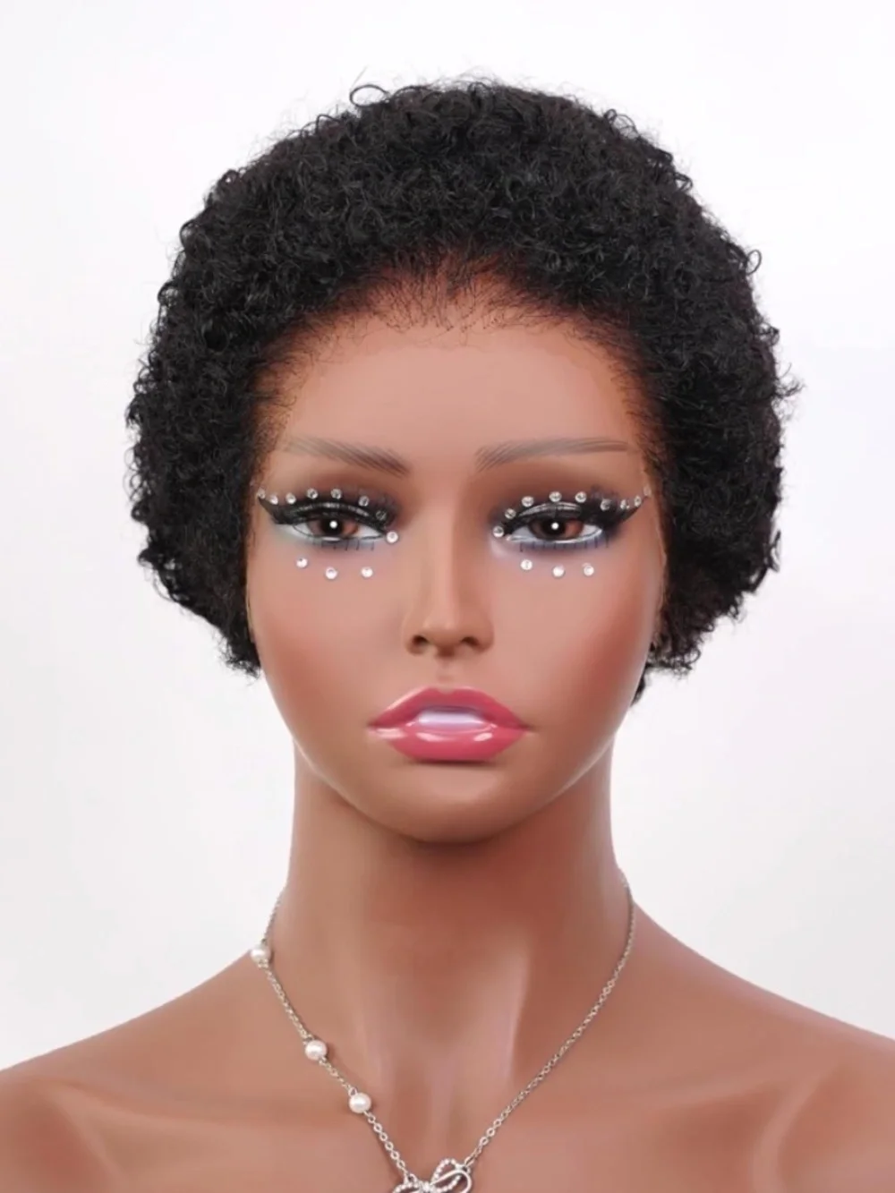 NIB Human Hair Pixie Style Wig